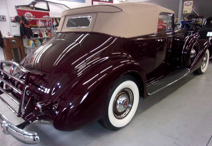 '37 PACKARD CONV. VICTORIA