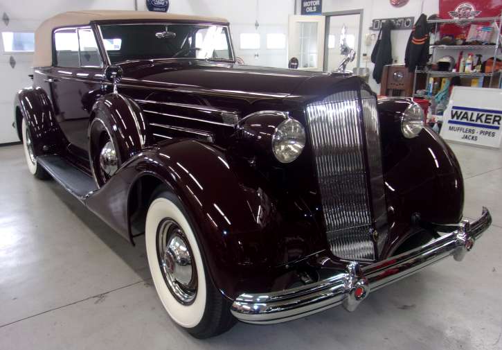'37 PACKARD CONV. VICTORIA