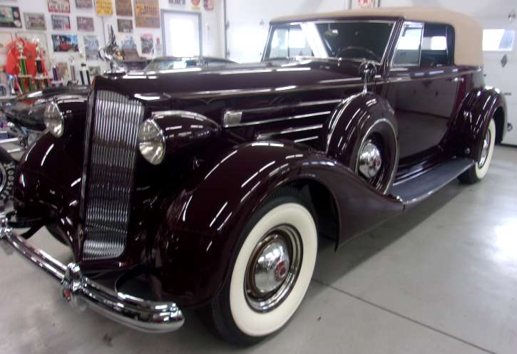 '37 PACKARD CONV. VICTORIA